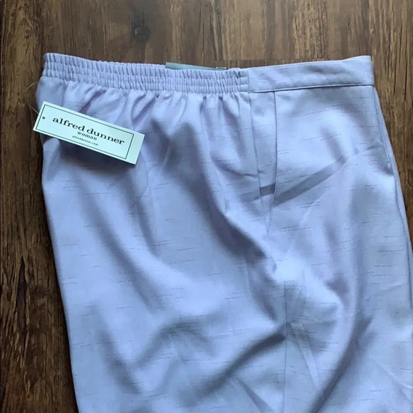 Alfred Dunner Classic Fit Corduroy Pants Lilac Purple Size 22W NWT - Picture 8 of 9